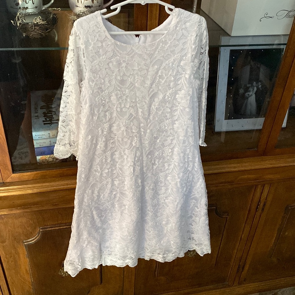 Funtrees girls lace dress size 10-11year